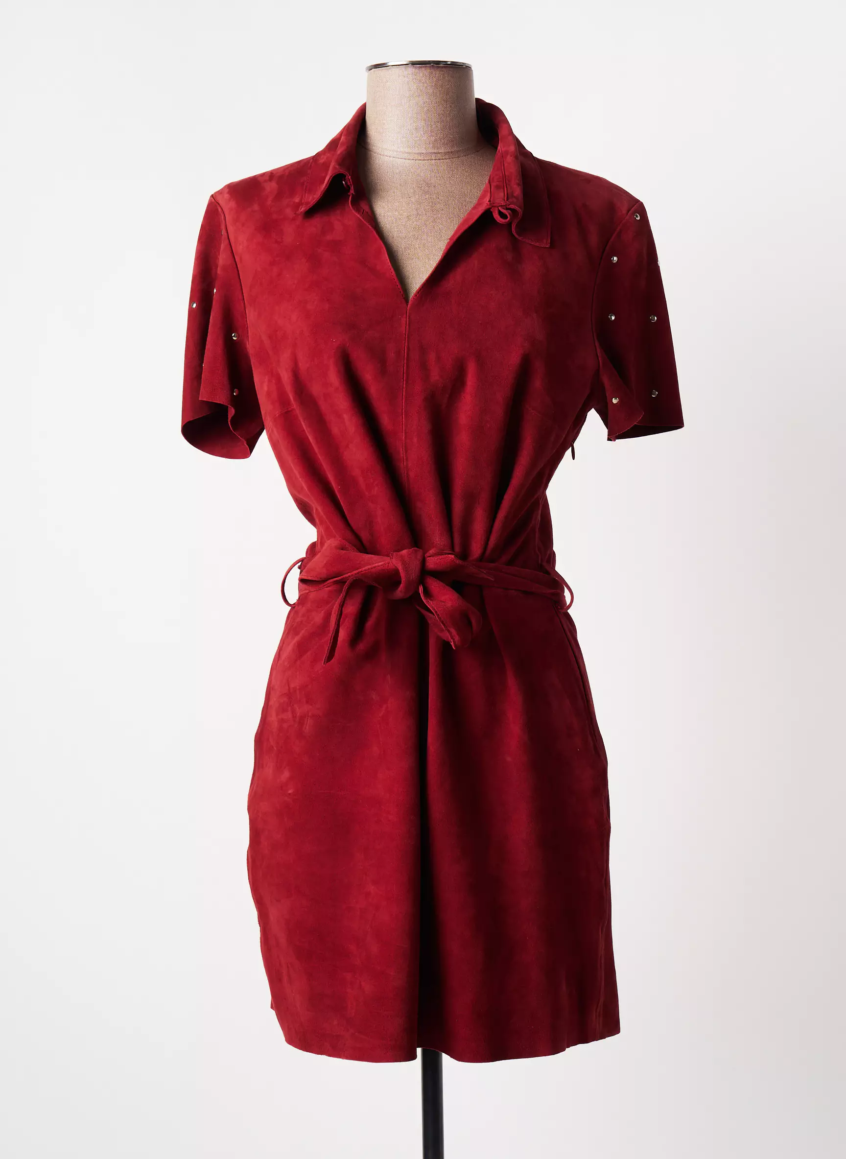 Rose Garden Robes Courtes Femme couleur rouge
