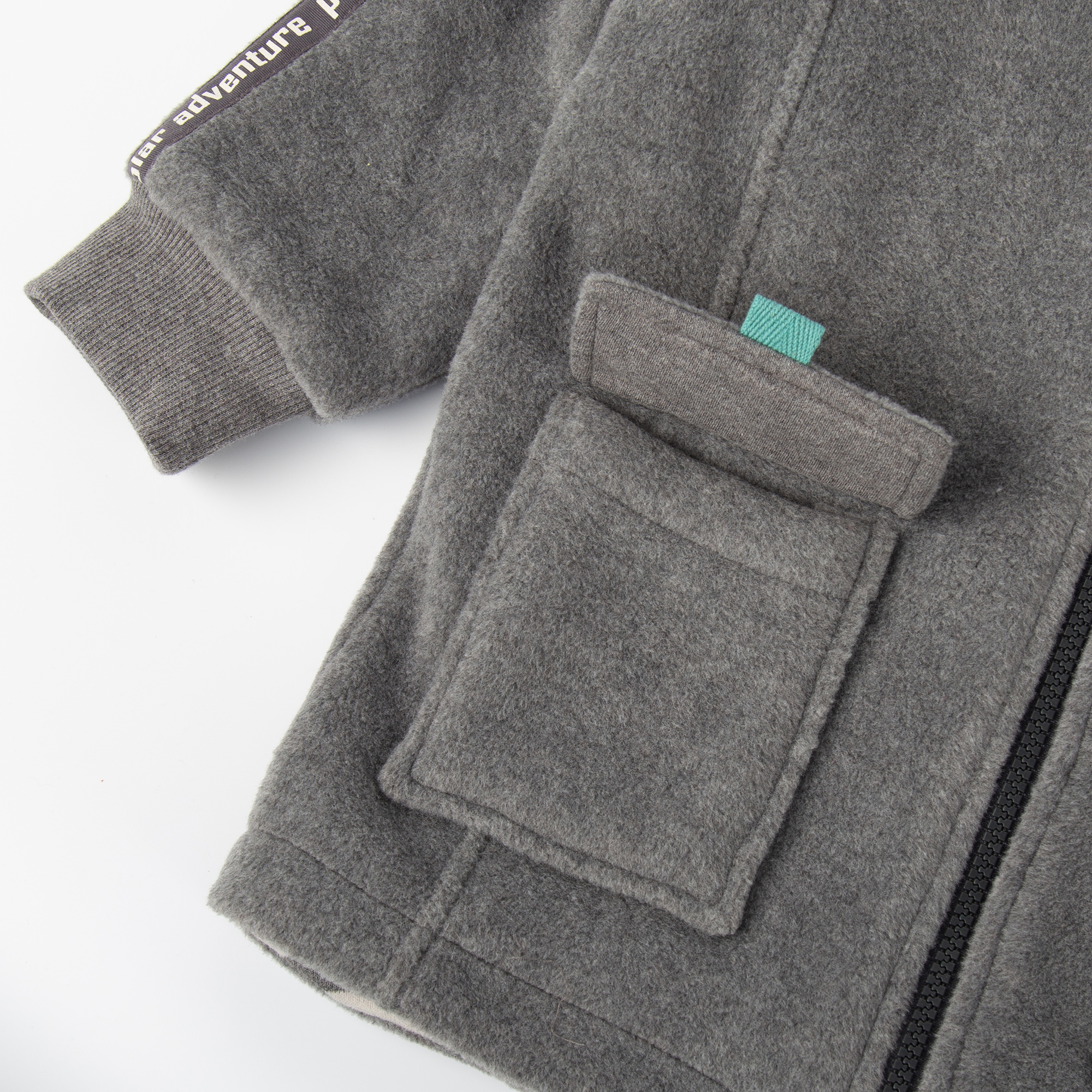 Kinder Fleecejacke Polar Expedition, graumeliert