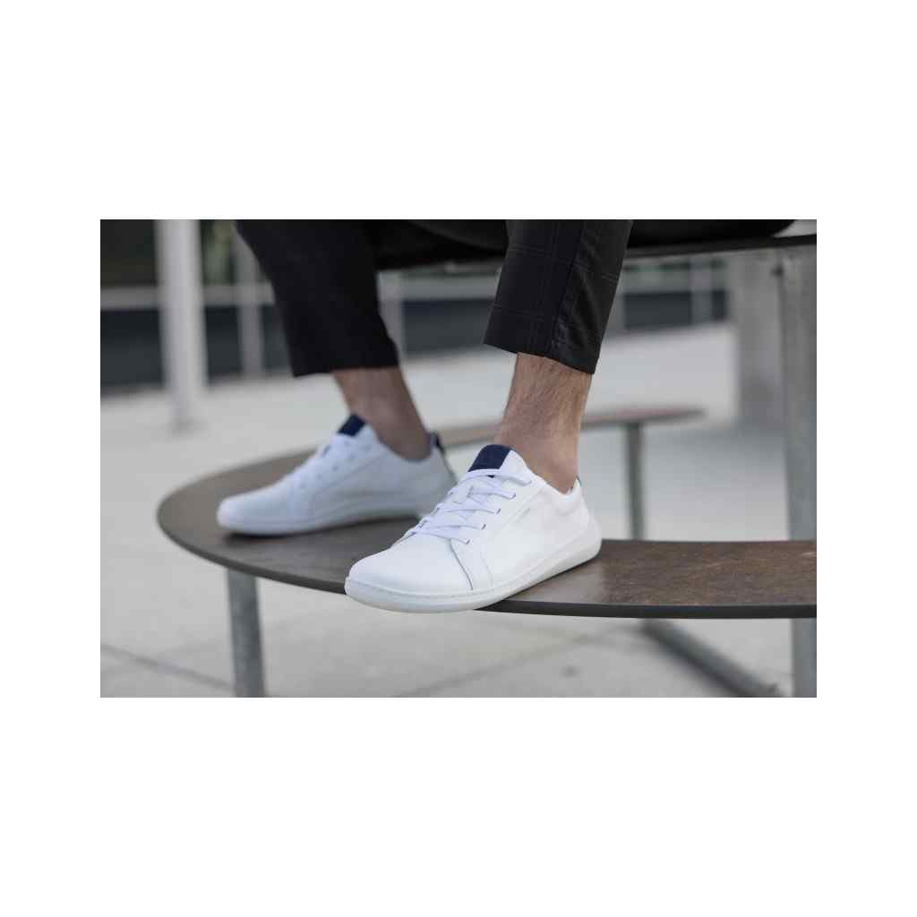 Skinners Moonwalker Leather Blue/White Barfußsneakers