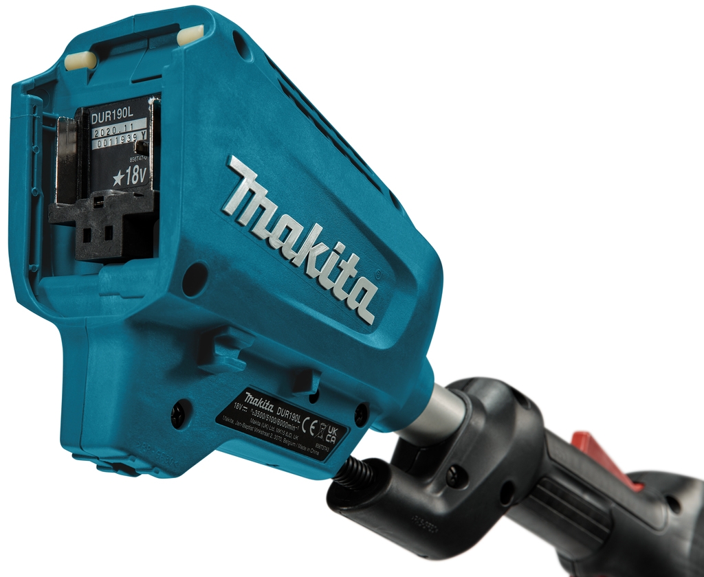 Makita DUR190LZX9 Бежични тример 18V D-рукохват са главом за брзо пуњење жице, без батерија и пуњача