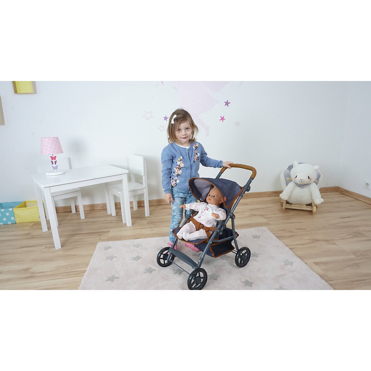 Puppenbuggy Liba - dark blue