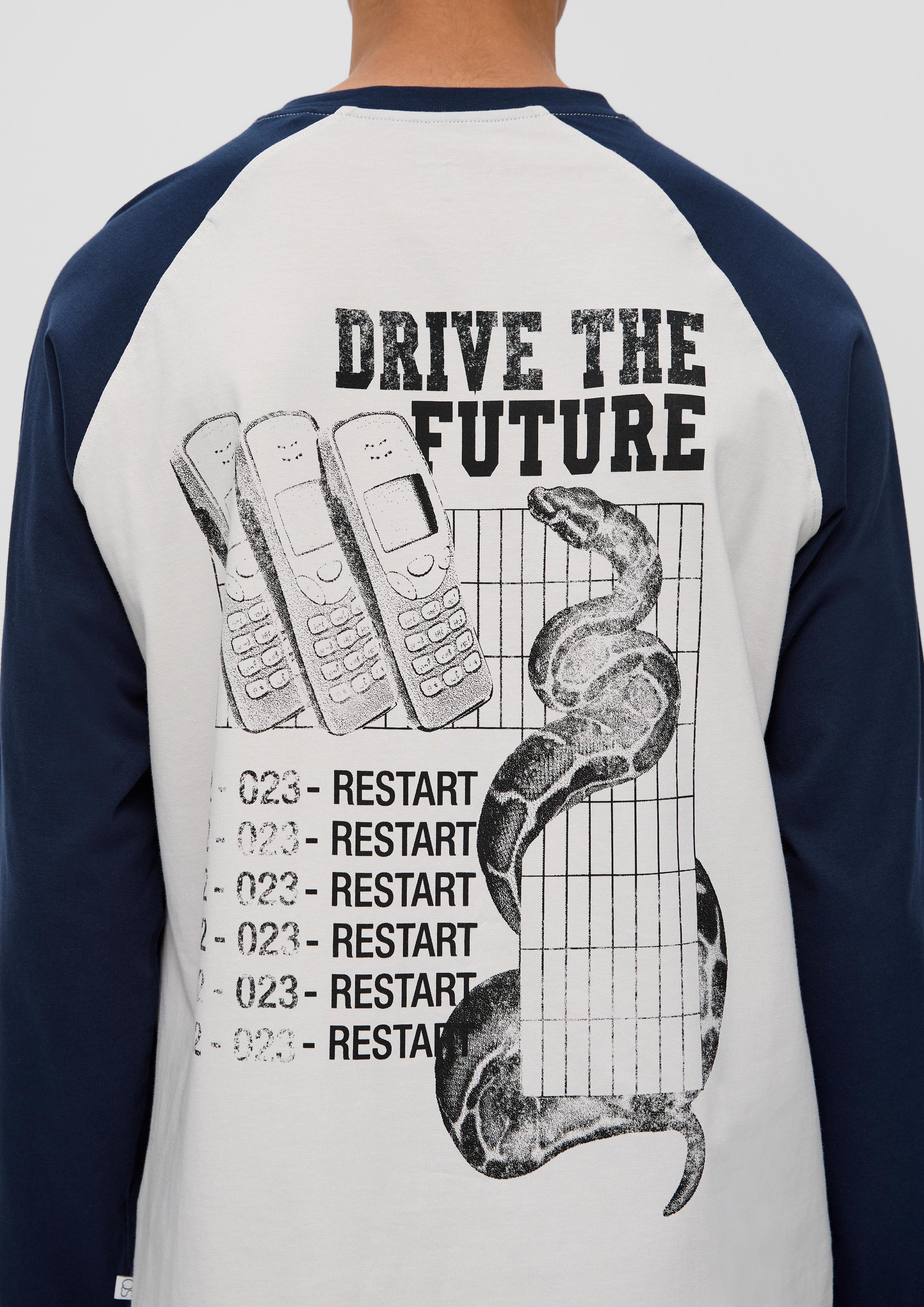 Longsleeve mit Rückenprint  2135025-03D0
