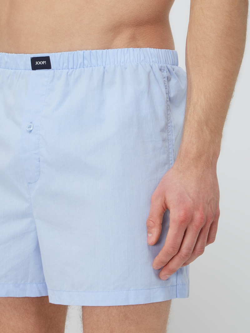Boxershorts aus Baumwolle im 3er-Pack in bleu