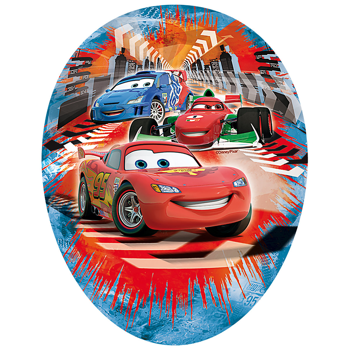 Ostereierset zum Befüllen   Cars, 2-tlg., 18 cm