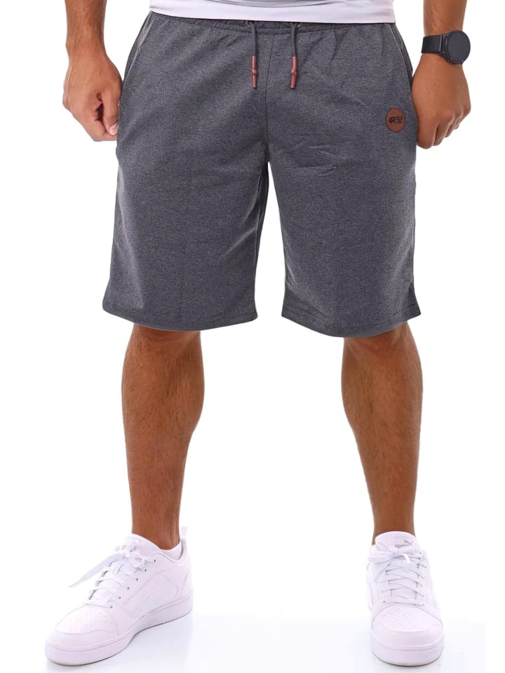 RESLAD Jogginghose Sporthose mit Brandpatch in anthrazit günstig kaufen
