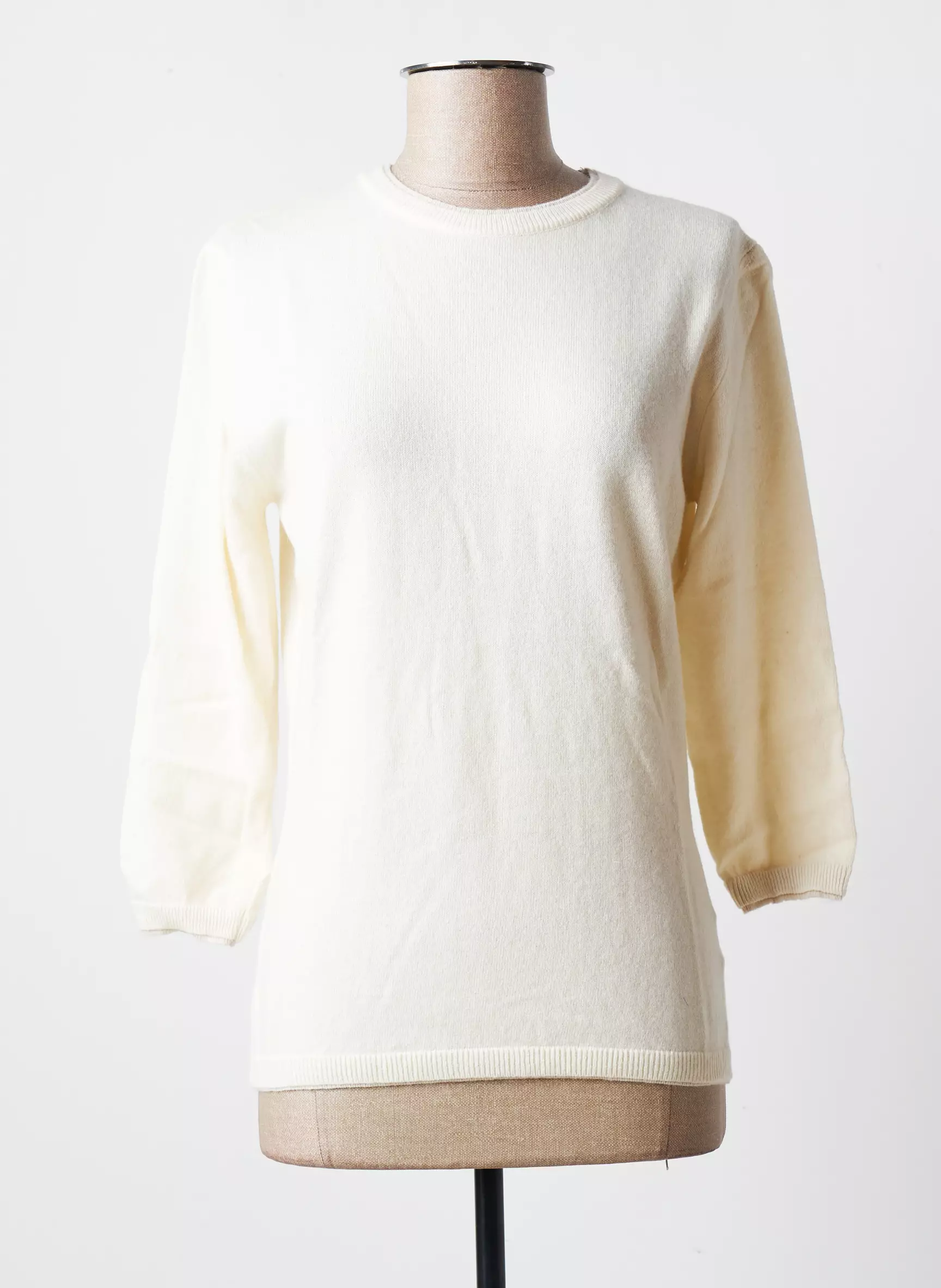 Blanc Boheme Pulls Femme couleur beige