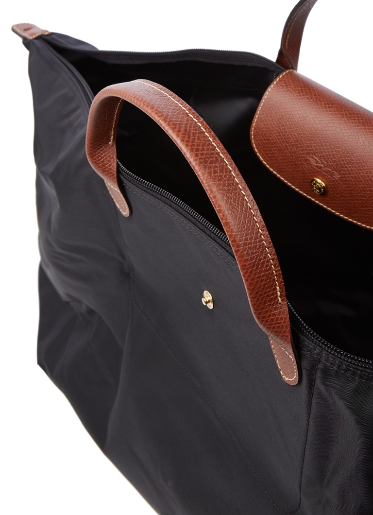 Geantă de călătorie Longchamp Le Pliage XL cu detalii din piele