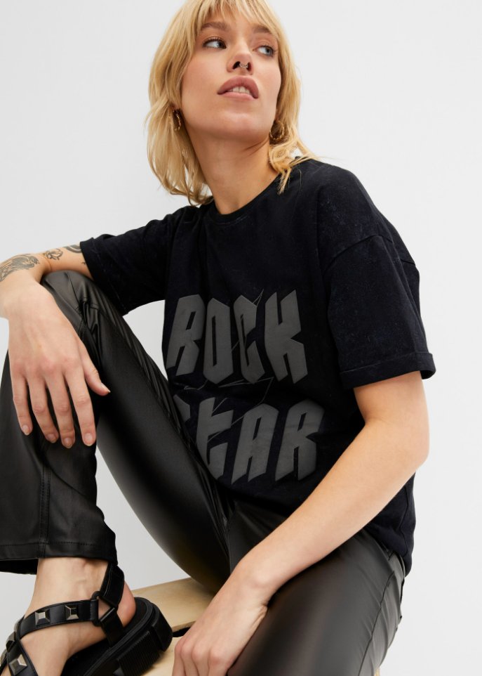 Oversize Shirt bedruckt aus Bio-Baumwolle