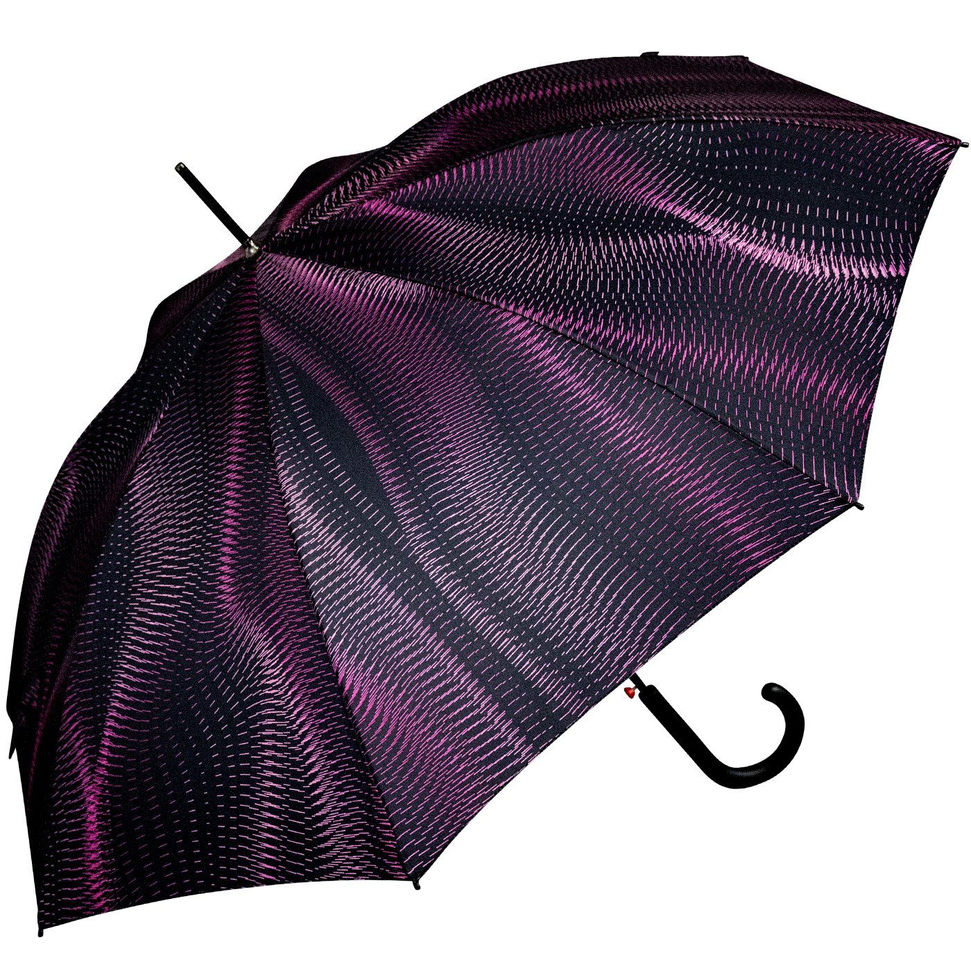 Knirps® Langregenschirm E.703 Damen-Stockschirm mit Auf-Automatik, mit filigranem Linien-Muster - Sound sunset