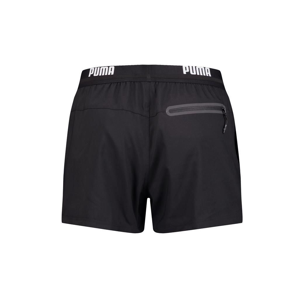 PUMA Logo Short schwarze Badehose