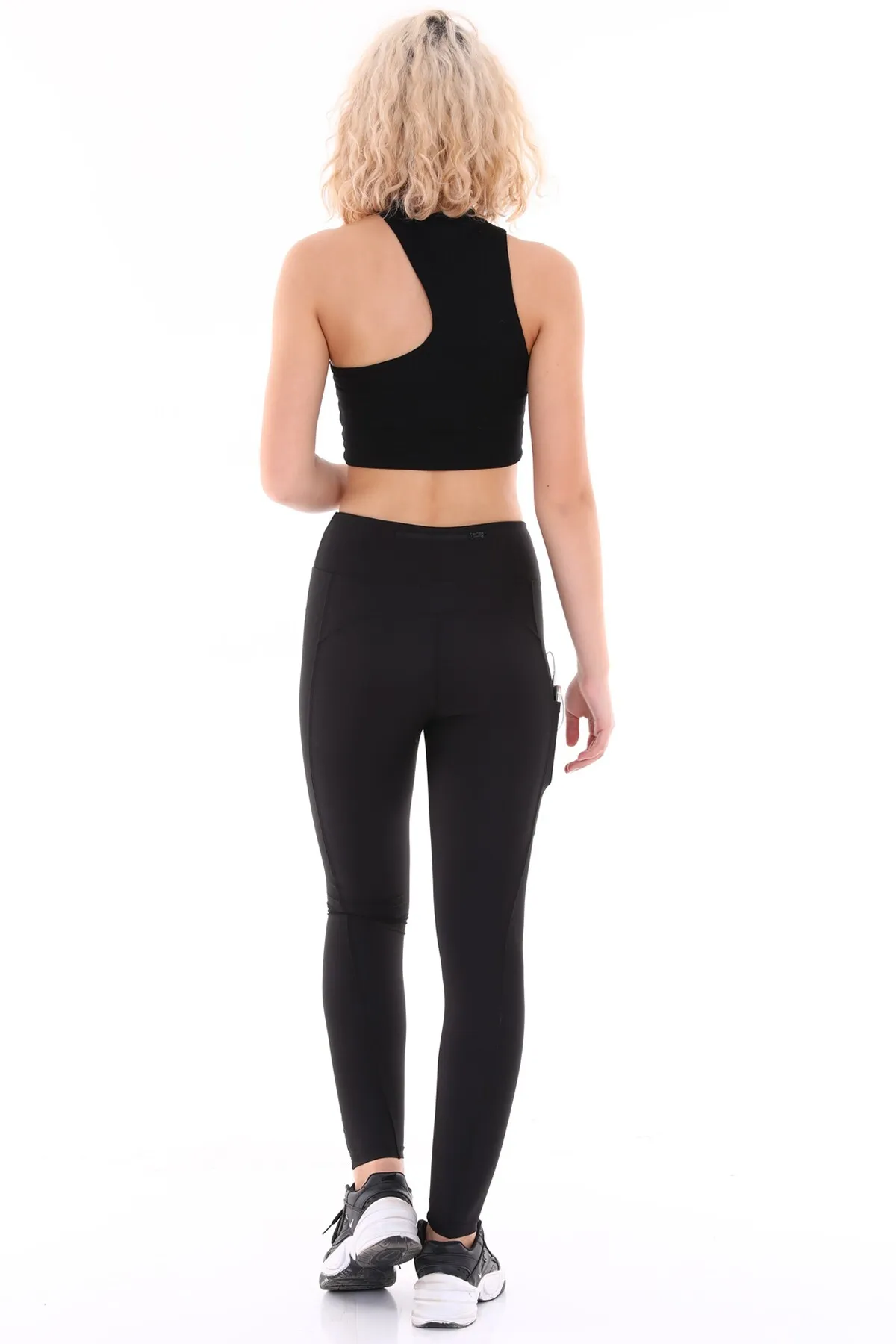 Alışveriş Sokağı  Sport-Leggings - Schwarz - Mittlerer Bund