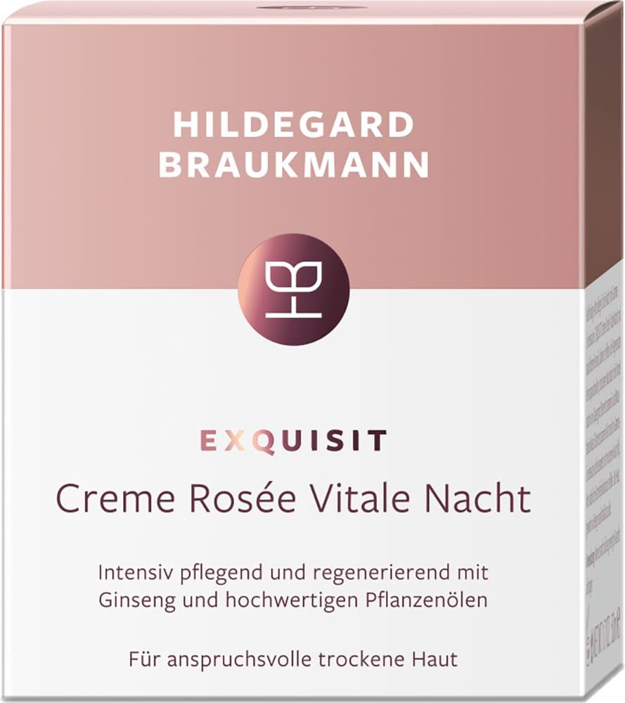 Hildegard Braukmann exquisit Creme Rosée Vitale Nacht