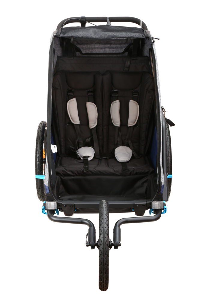 Econ- Way Econ-Way 3in1 Alu 2er Kinderwagen Fahrradanhänger & Joggingwagen faltbar inkl. Zubehör
