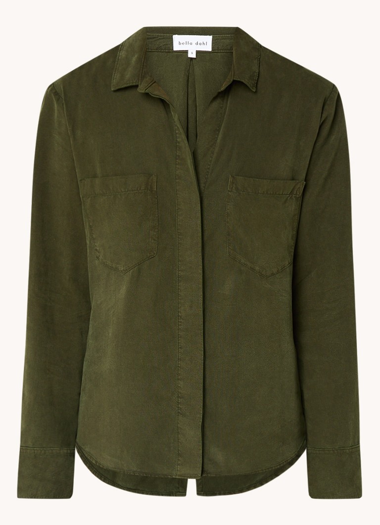 Blouse Bella Dahl en lyocell avec poches poitrine