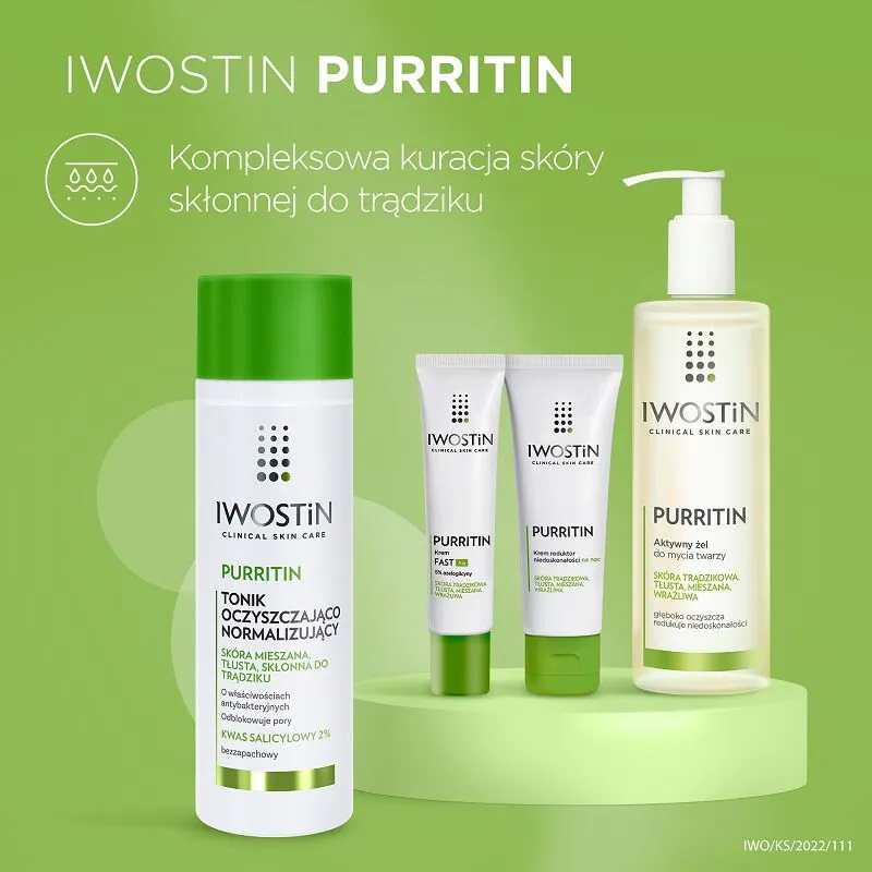 Iwostin Purritin Καθαριστικό και Ομαλοποιητικό Τονωτικό