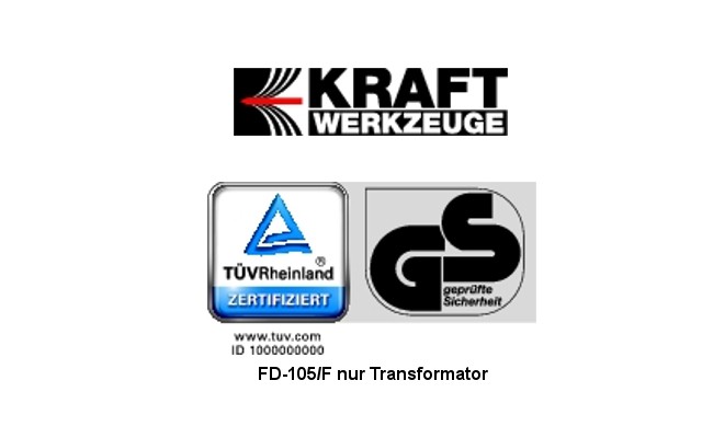 Kraft Werkzeuge Mobiles Fülldraht-Schweißgerät FD-105/F
