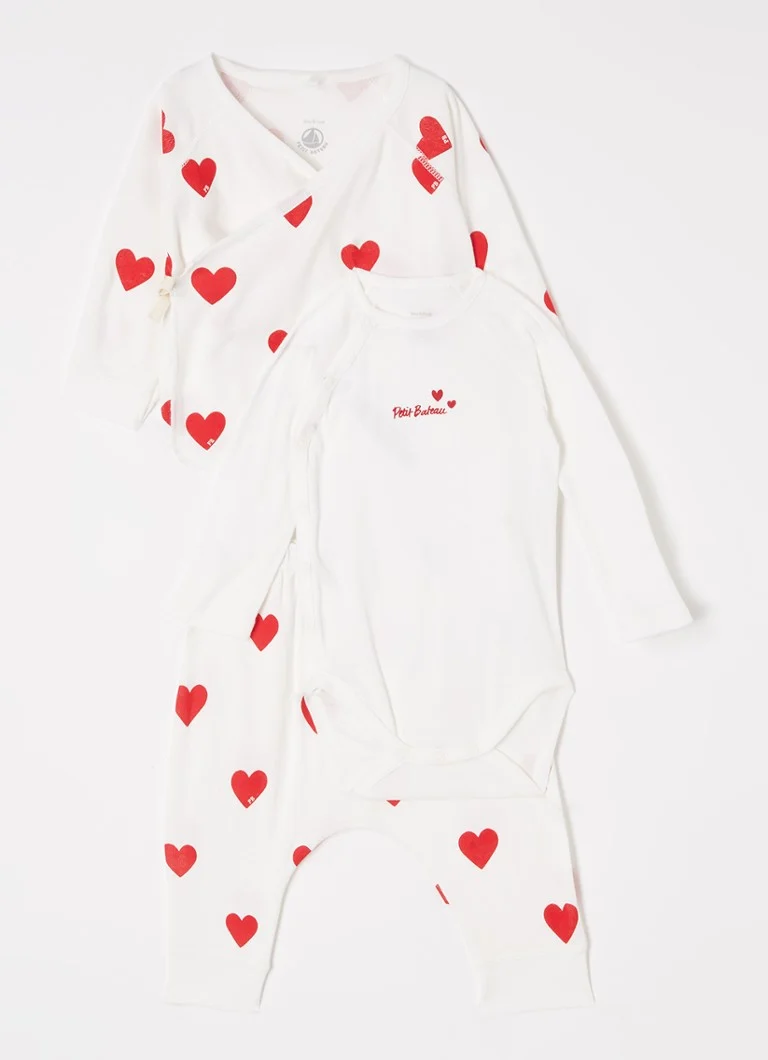 Petit Bateau Ensemble baby suit 3-piece