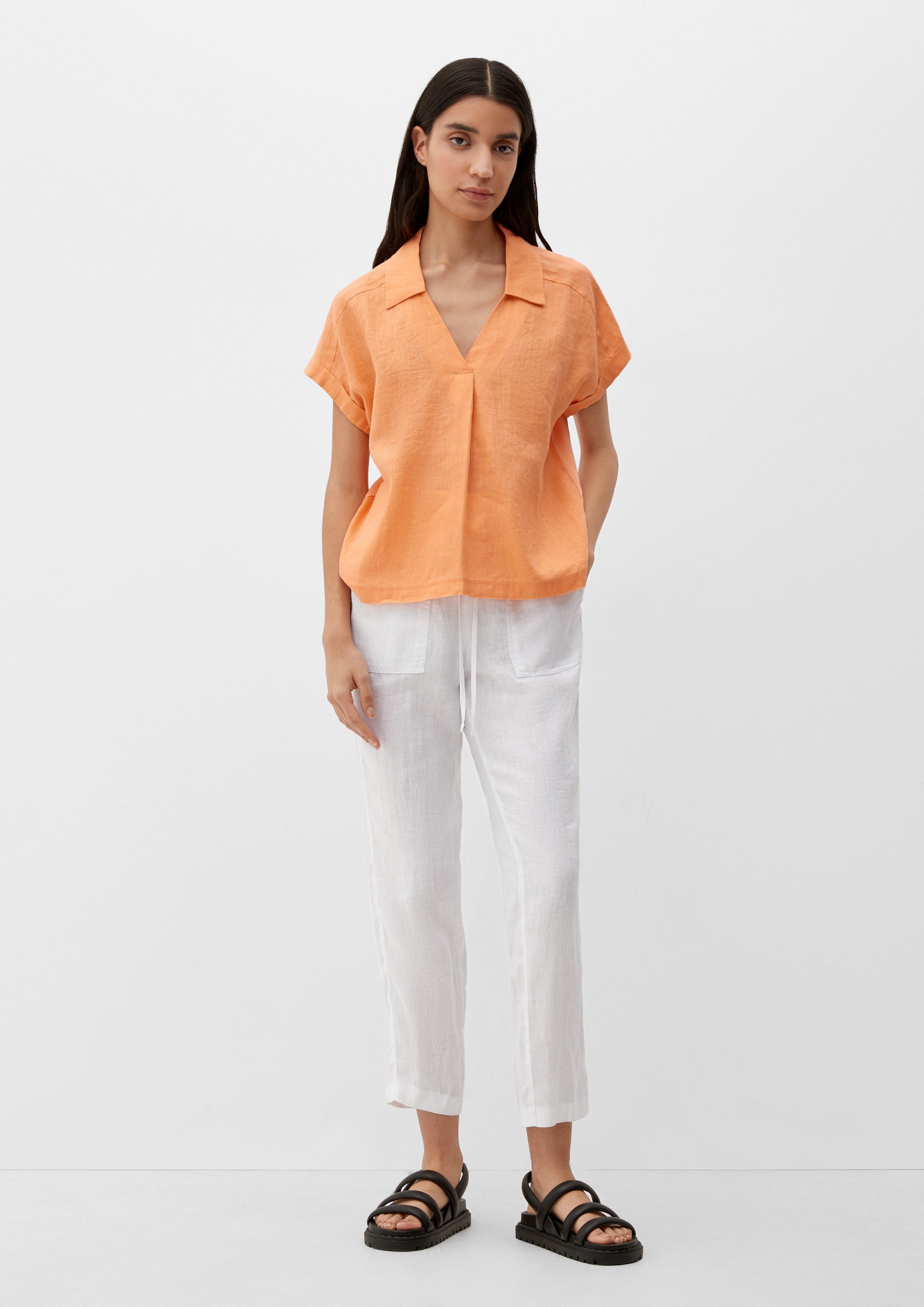 Relaxed: Leinenhose mit Elastikbund  2128991-0100