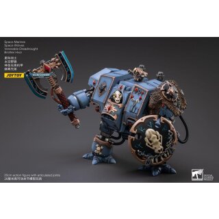 Warhammer 40k Actionfigur 1/18 Space Marines Space Wolves Venerable Dreadnought Brother Hvor 20 cm