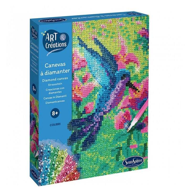 Canevas à diamanter Colibri, Art et créations Sentosphère