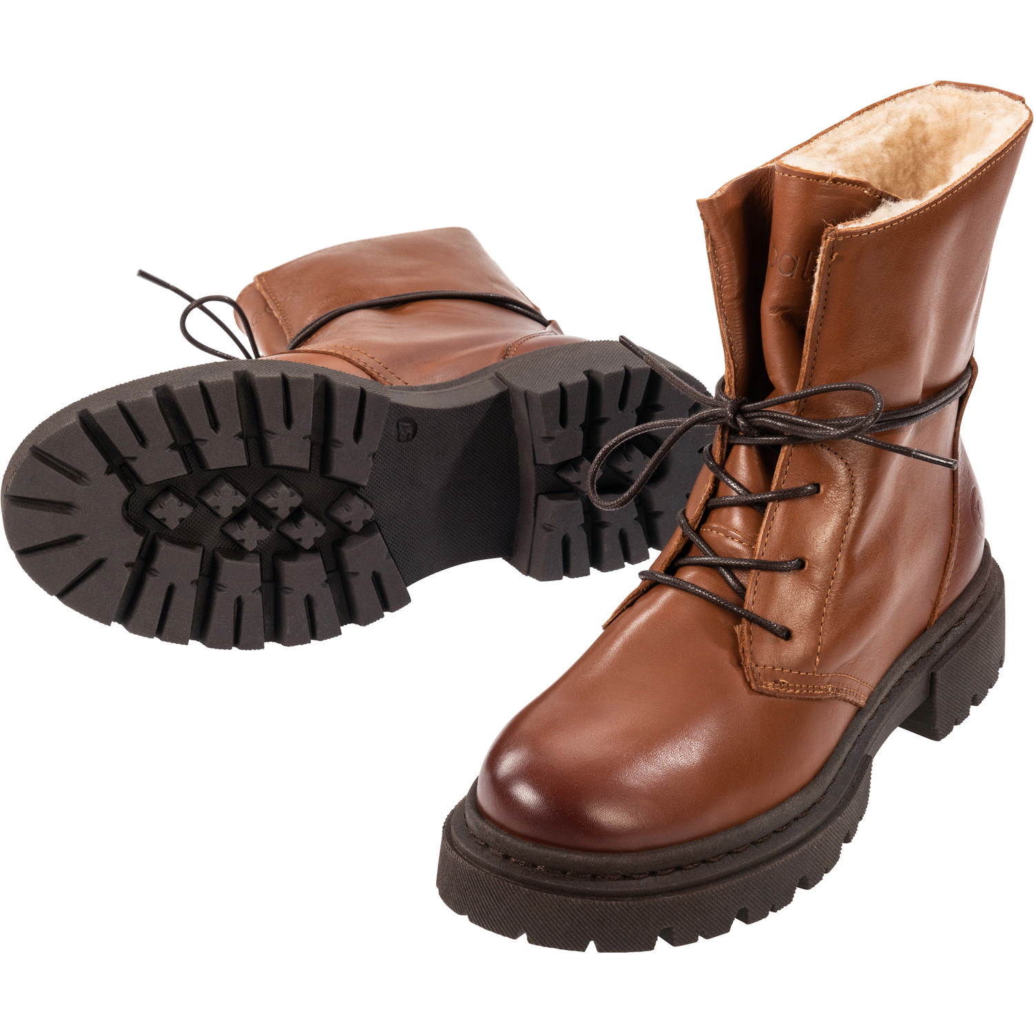 Palado Kasos Block, Schnürstiefel, Damen, Braun