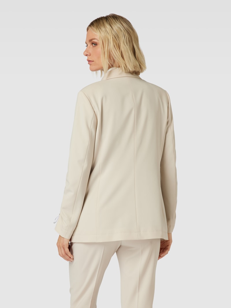Blazer mit Reverskragen in stein