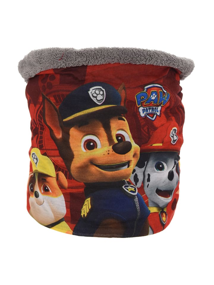 Paw Patrol Schal mit Namensschild in Rot günstig kaufen onesize