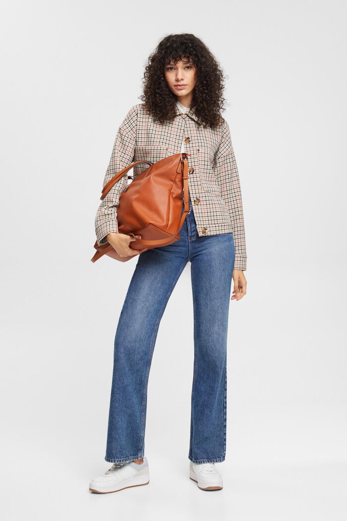 Ausgestellte High-Rise-Jeans im Retro-Look