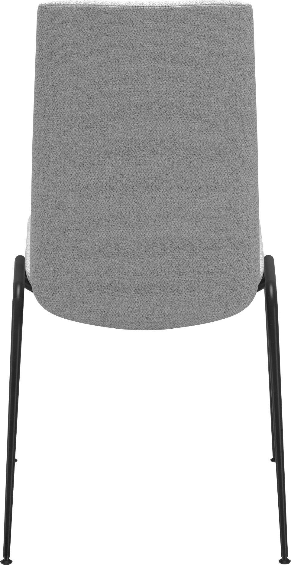 Stressless® Polsterstuhl Laurel, Low Back, Größe M, mit Beinen aus Stahl in Schwarz matt