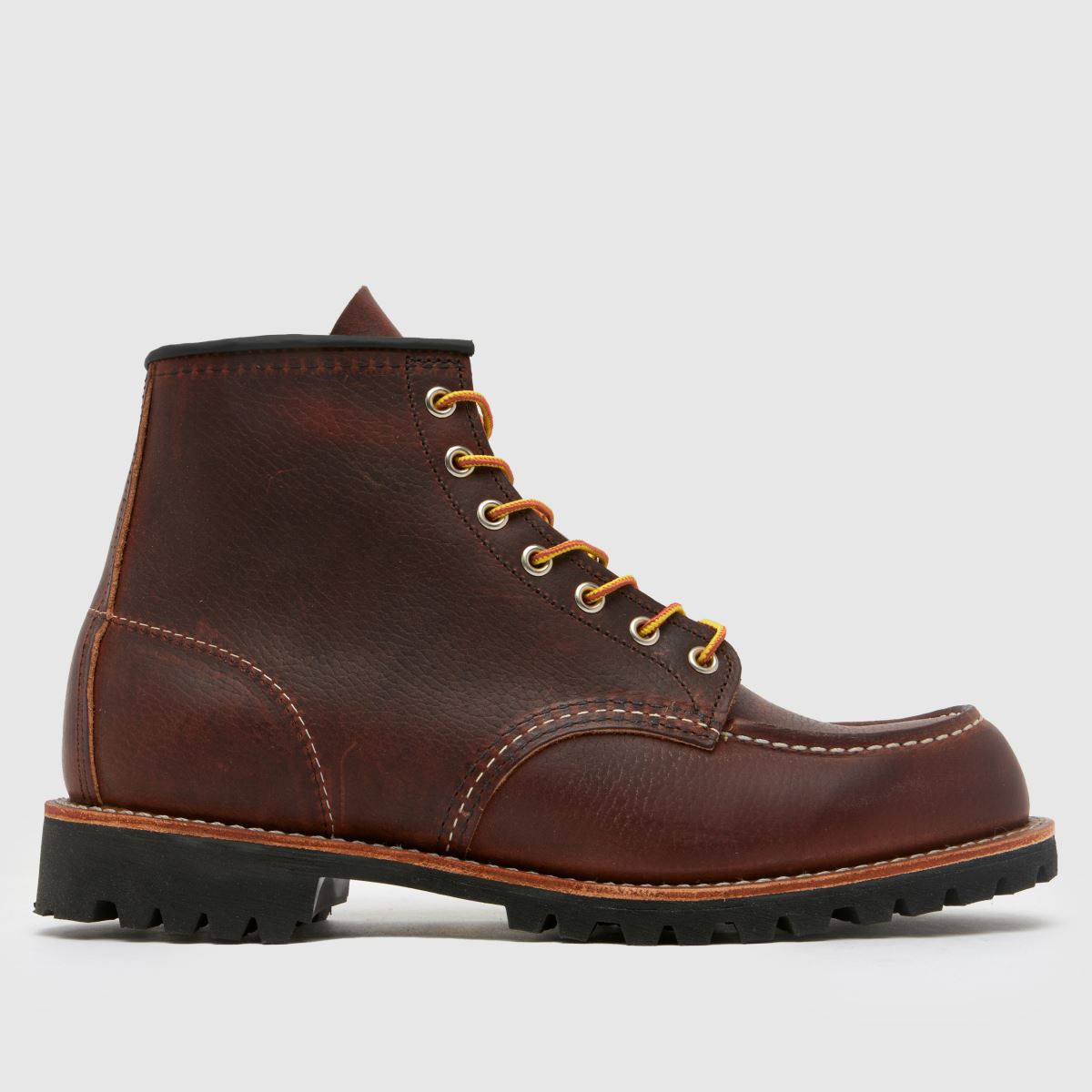 Red Wing durvanyakú, moccanós orrú csizma sötétbarna színben