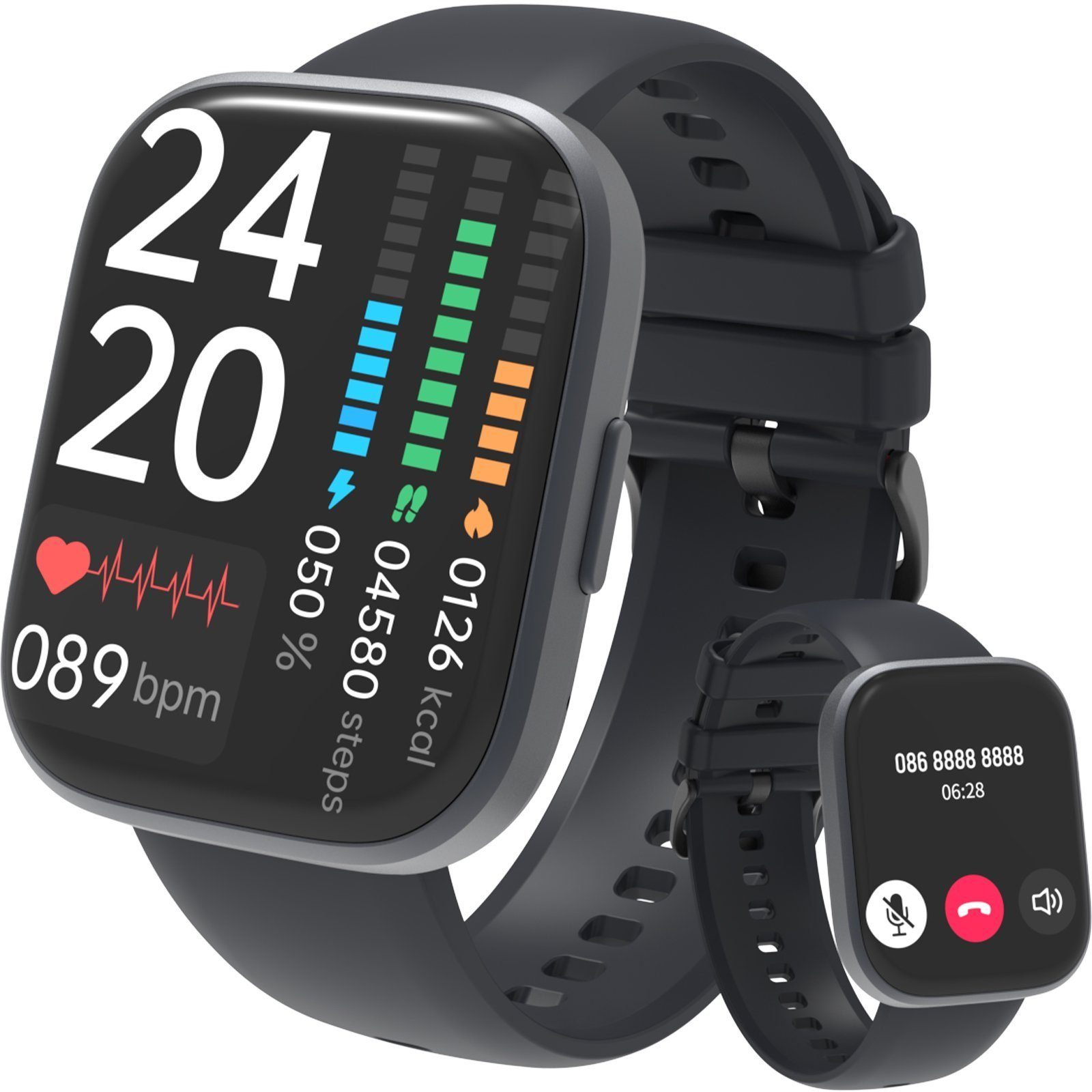 iceagle Smartwatch für Männer Frauen,1.96
