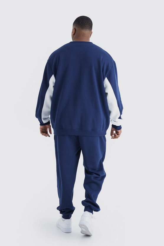 Plus Colorblock Trainingsanzug