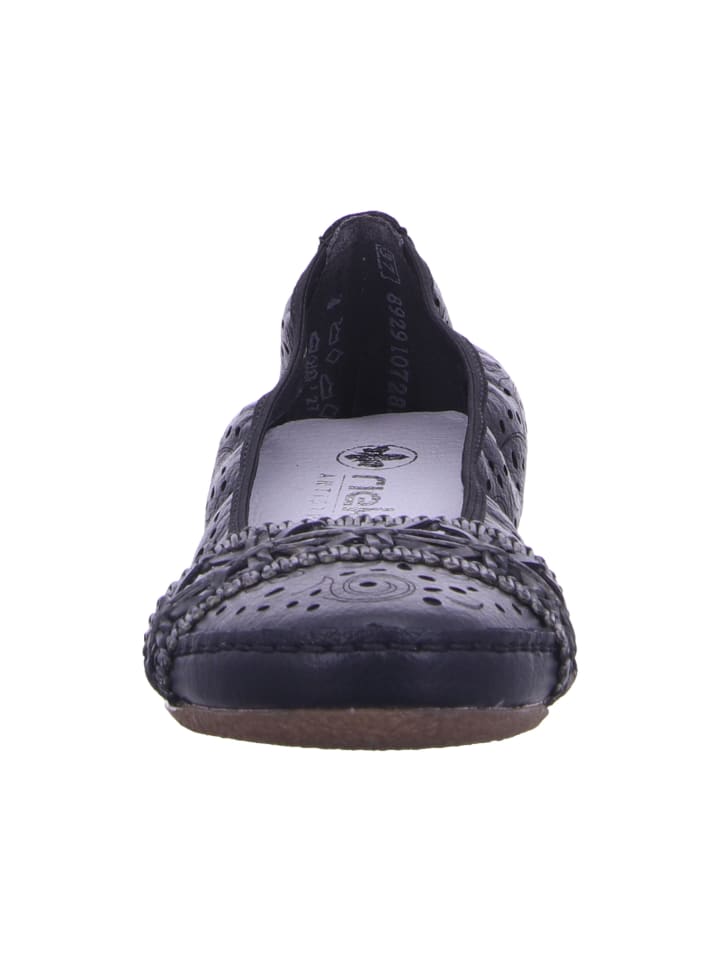 rieker Ballerinas in schwarz/graphit günstig kaufen