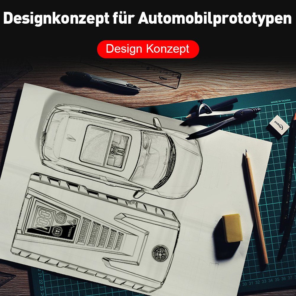 MDHAND Auto-Notstart-Stromversorgung Autobatterie-Ladegerät (1-tlg., Kompakter Werkzeugsatz)