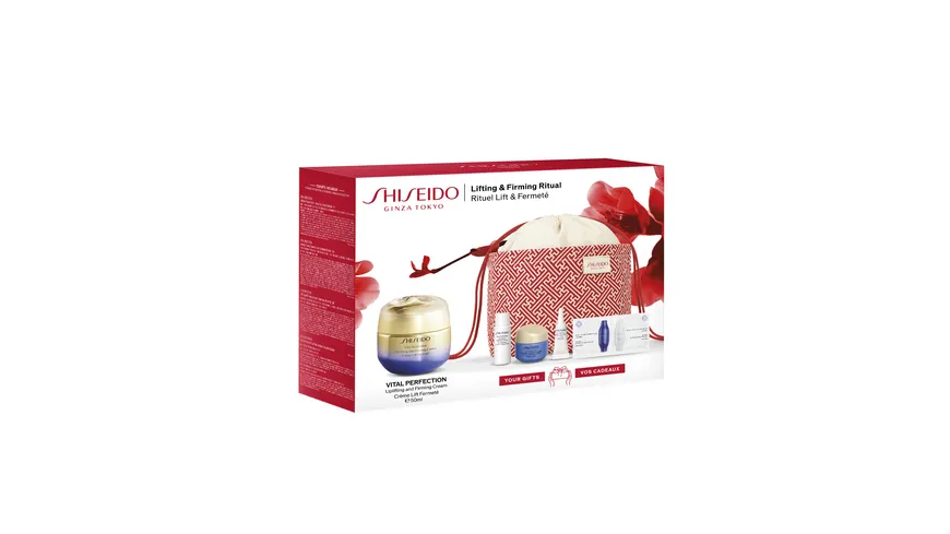 SHISEIDO VITAL PERFECTION Uplifting and Firming Cream Pouch Geschenkpackung