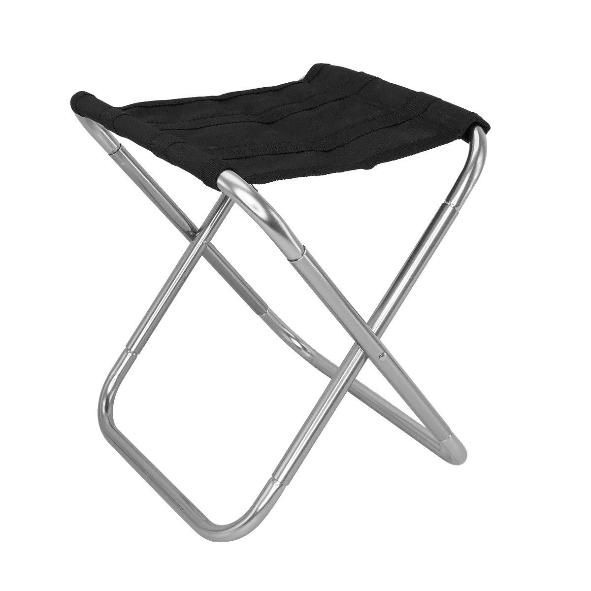 MidGard Klappstuhl Campinghocker, ultraleichter Falthocker aus Aluminium bis 80kg belastb