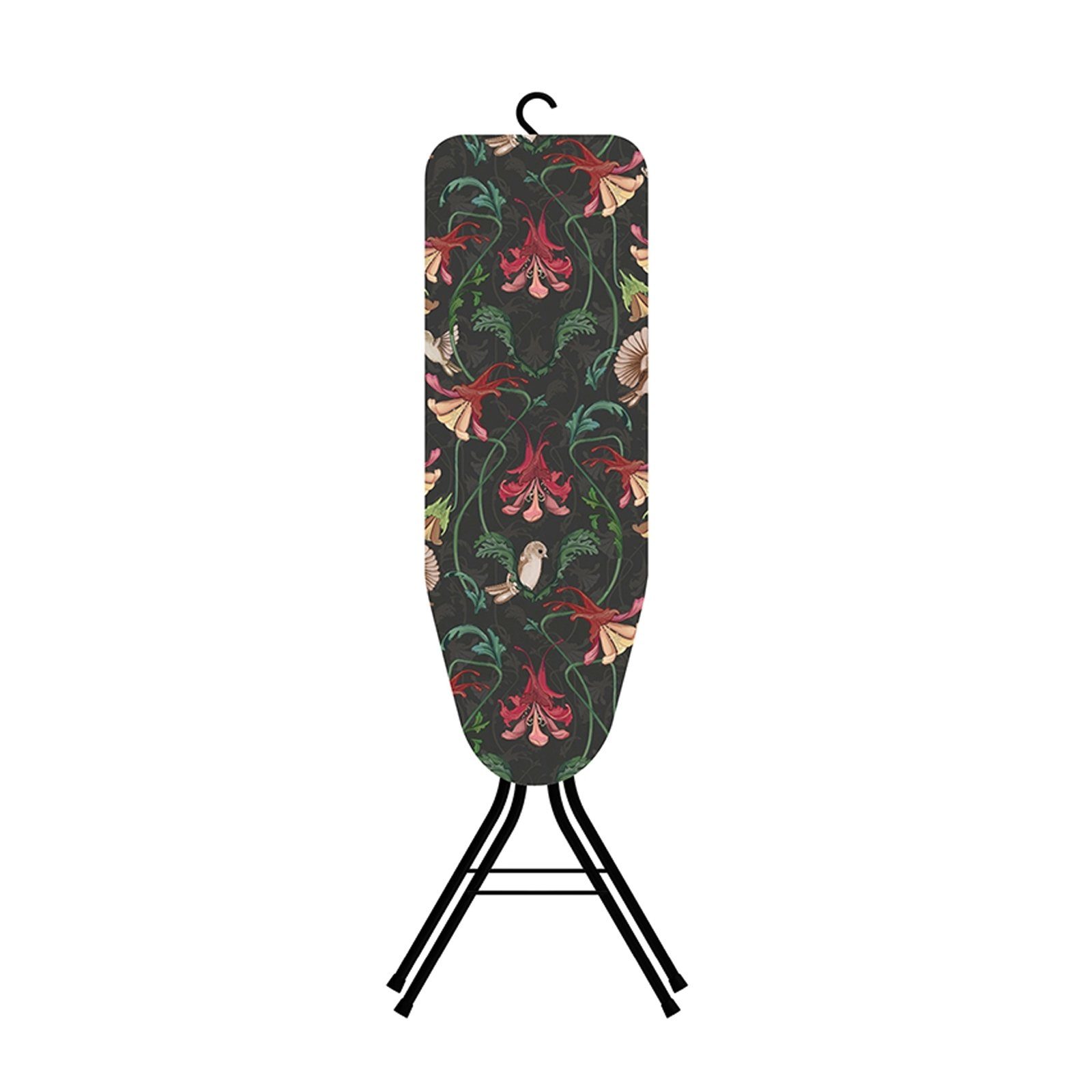 HTI-Living Bügelbrett Bügelbrett Rosalinde Kompakt Schwarz, Bügelfläche 85x30 cm, 100% Baumwolle