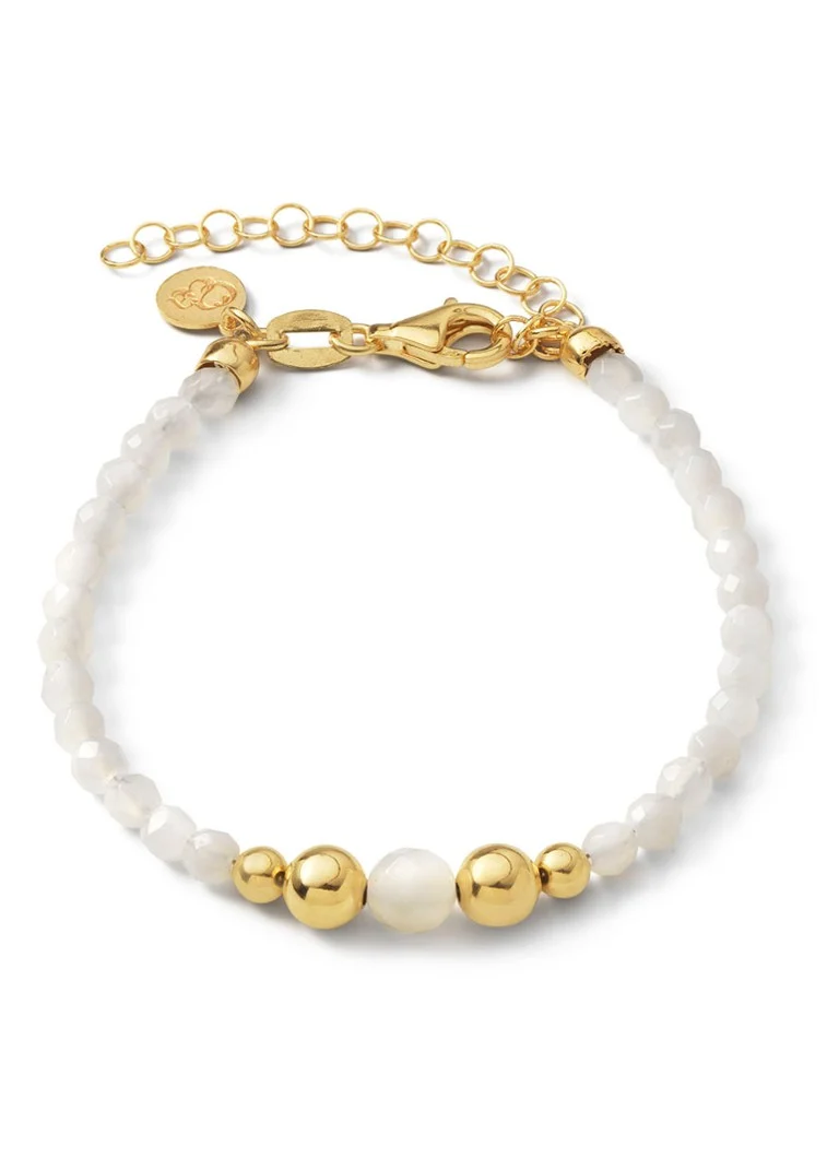 Casa Jewelry Como gold-plated beaded bracelet