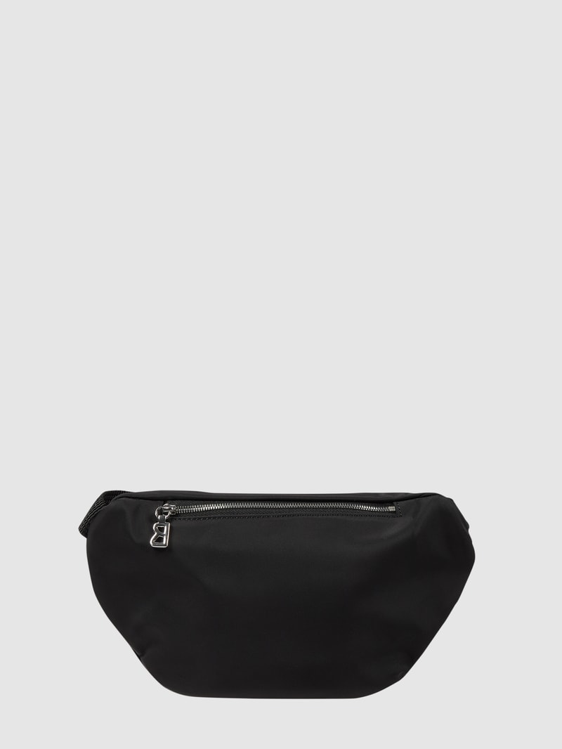 Bauchtasche mit Zweiwege-Reißverschluss Modell 'Verbier Janika' in schwarz
