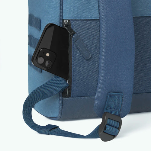 San Giljan Medium Adventurer Backpack, Navy Blue