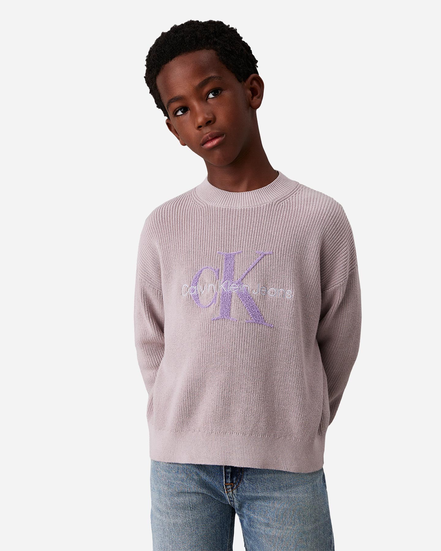 Maglione Calvin Klein Jeans Big Logo Jr IB0IB02219-P41