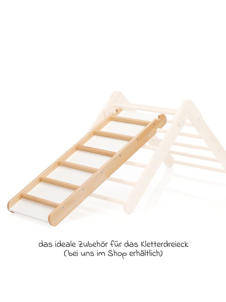 fillikid 2in1 Rutschbrett und Leiter aus Buchenholz in braun günstig kaufen onesize