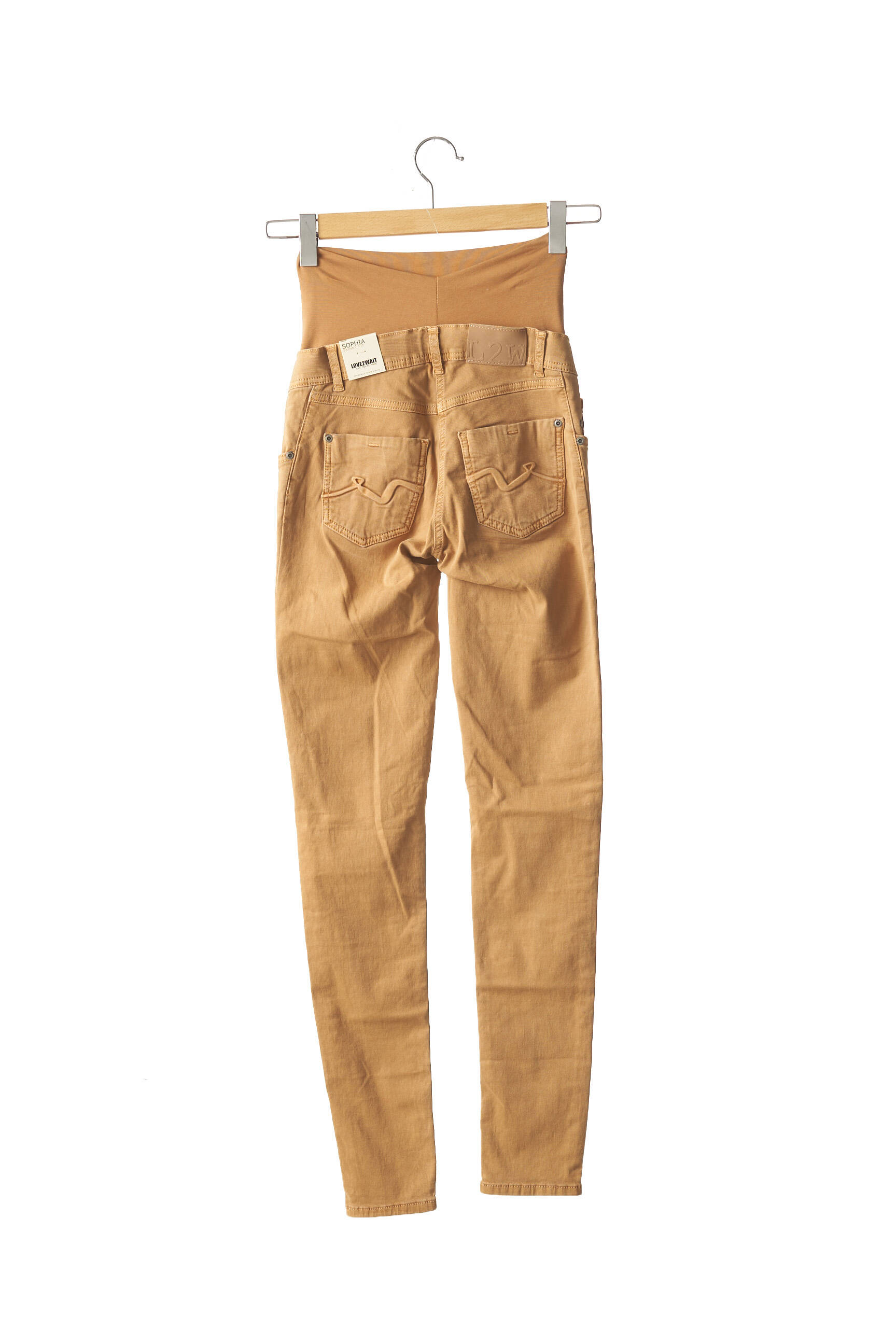 Love2wait Pantalons Maternite Femme couleur beige