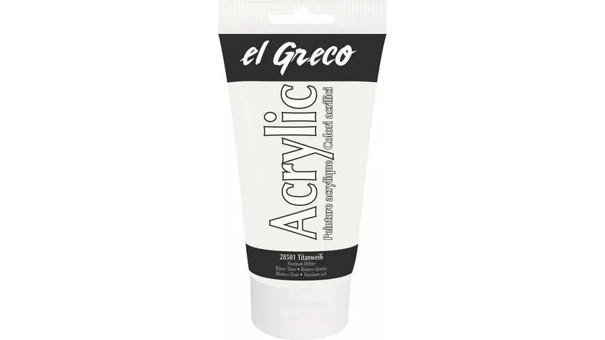 KREUL el Greco Acrylfarbe 150 ml 150 ml titanweiß