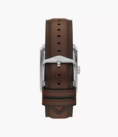 Fossil Uhr Carraway 3-Zeiger-Werk Leder braun