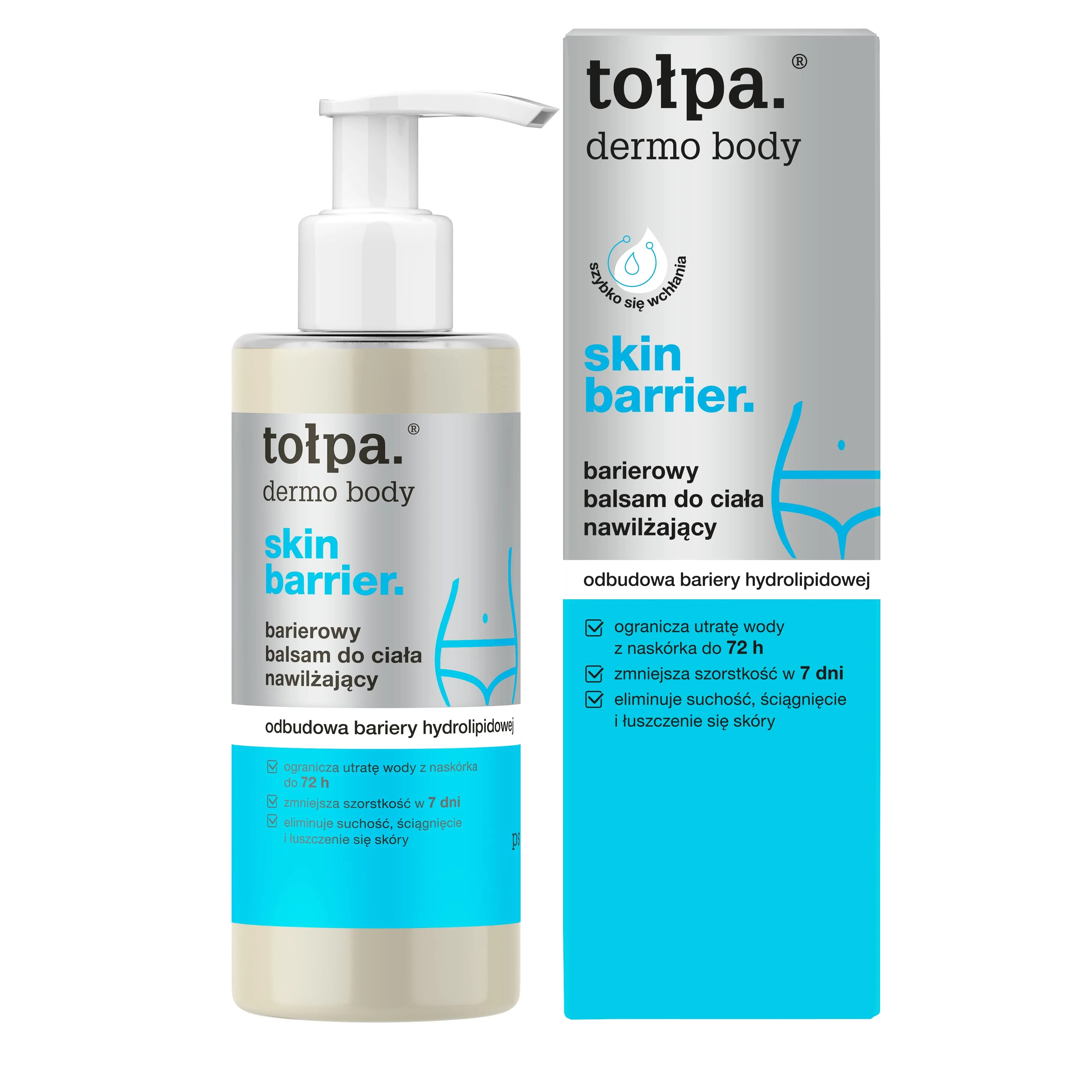 „Tołpa Dermo Body Skin Barrier“ kūno balzamas, atkuriantis hidrolipidinį barjerą