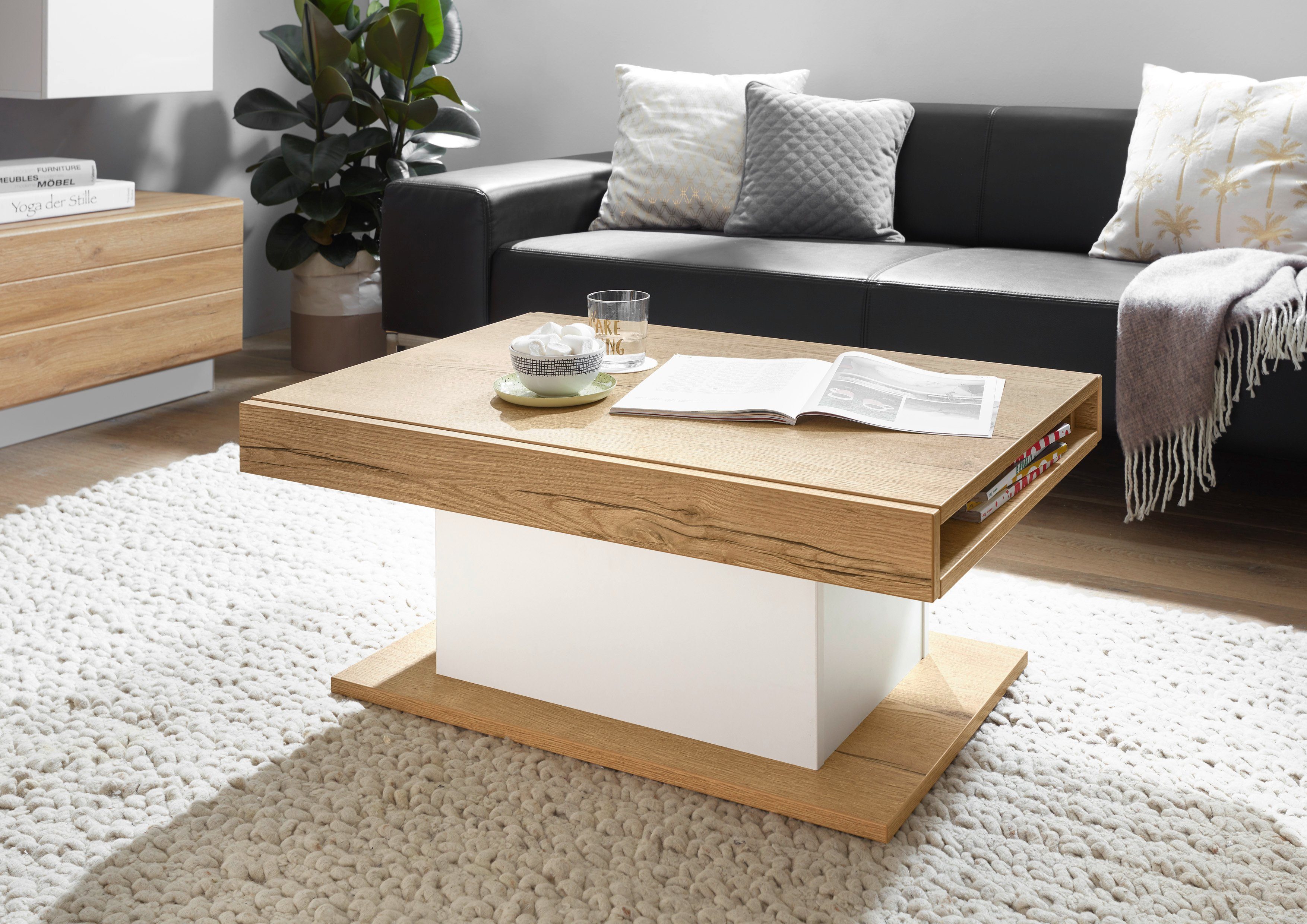 Stylefy Wohnwand Keymen, (Set (8-St), Wohnmöbel), 8-teilig, mit Push-to-Open, MDF, Modern Design