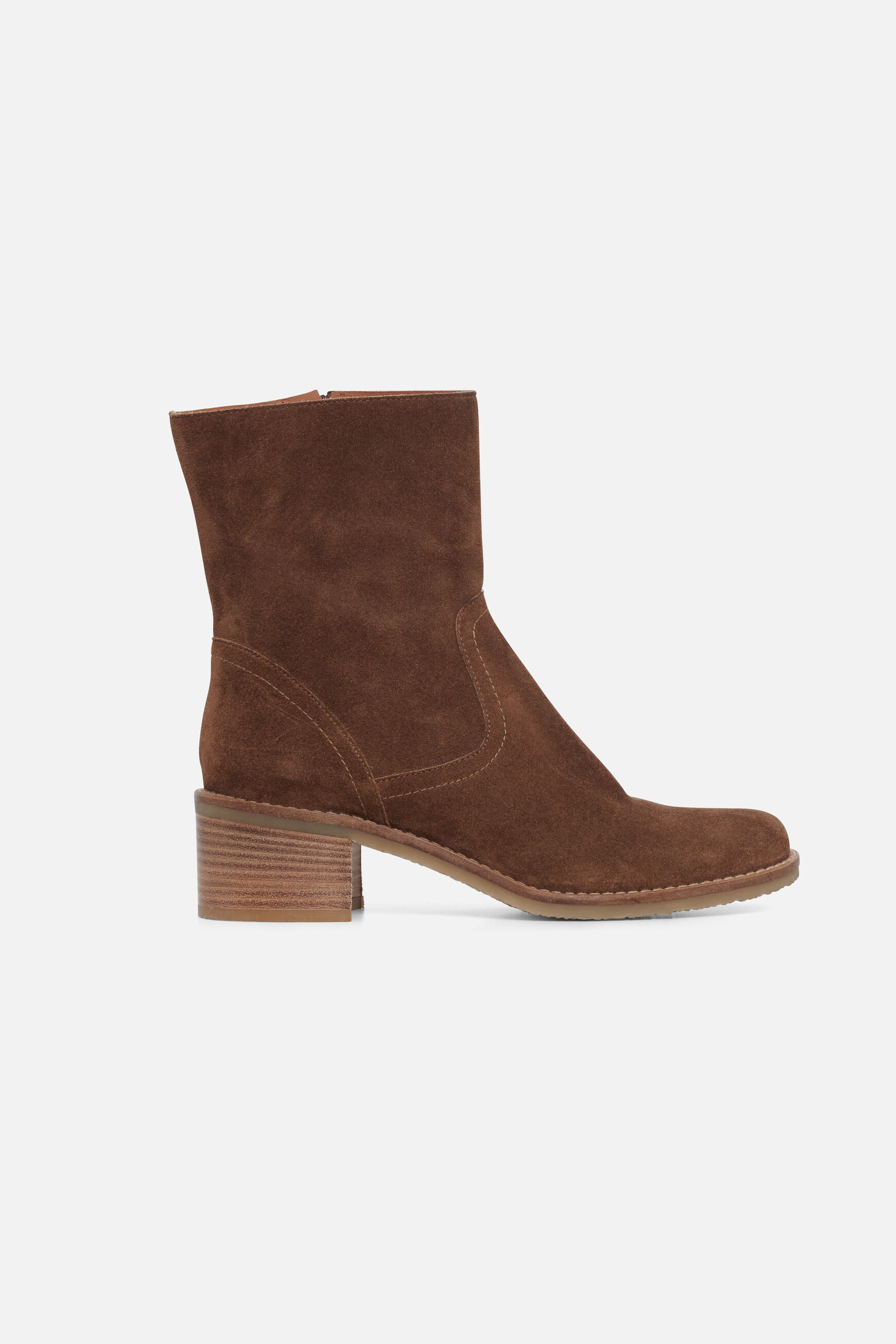 bottines tamara 100% cuir camel femme