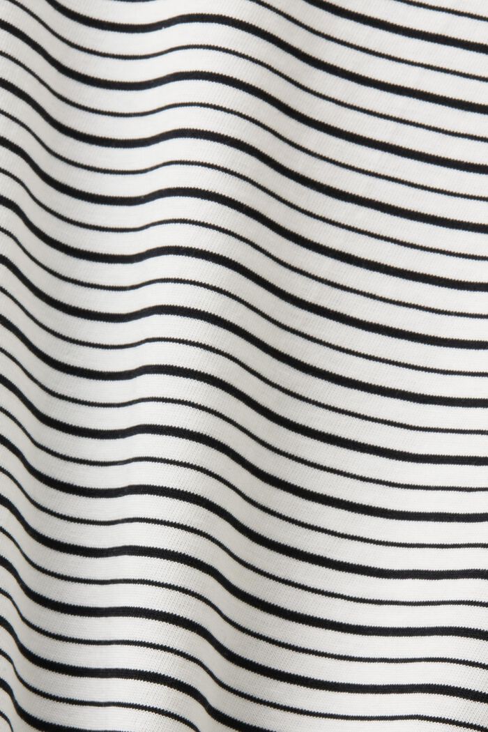 T-Shirt mit Streifen, 100% Baumwolle
