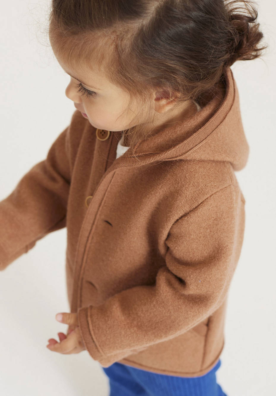 Walkjacke aus reiner Bio-Merinowolle